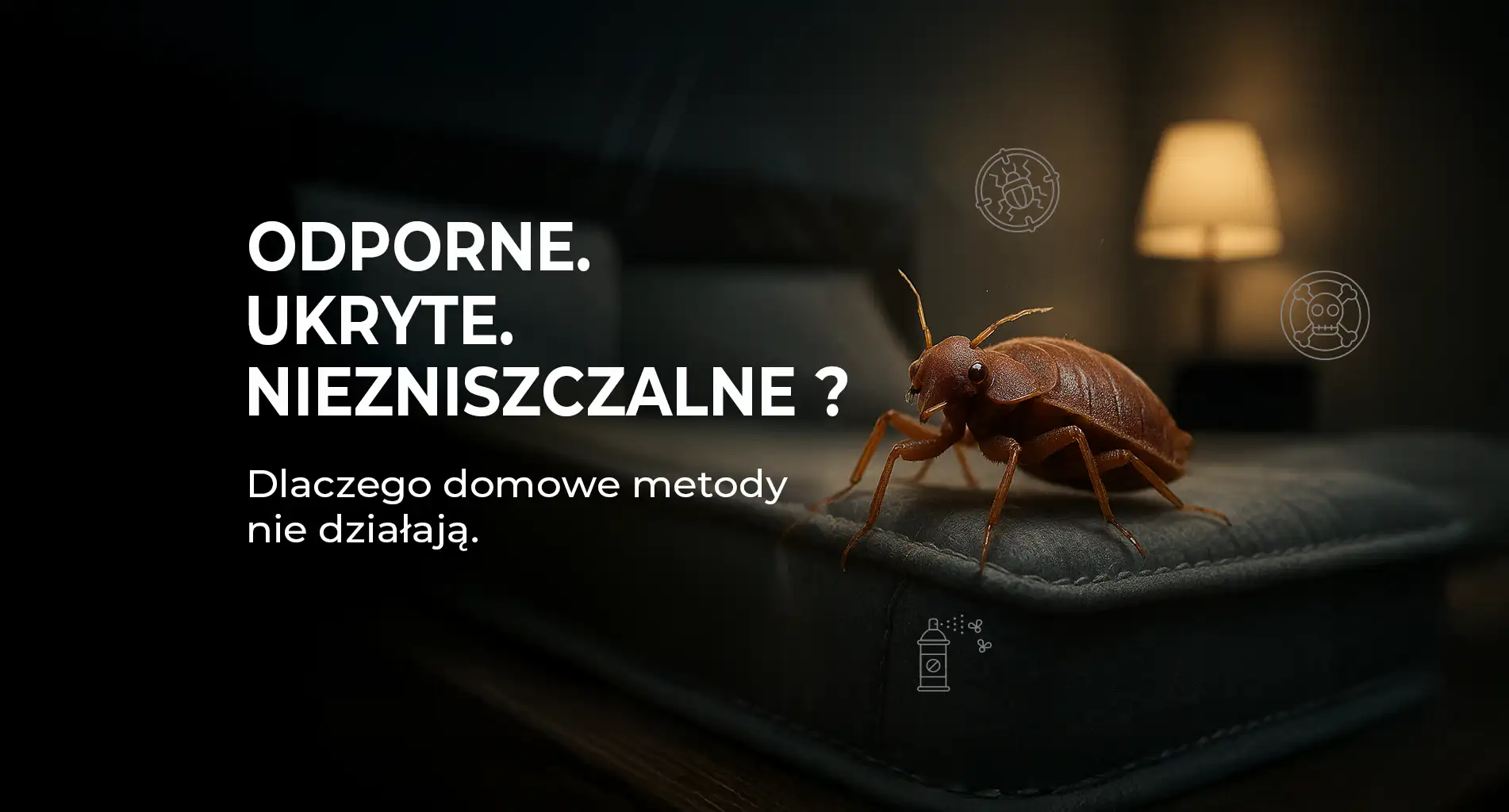 Dlaczego nie możesz sam pozbyć się pluskiew? Fakty o odporności tych insektów
