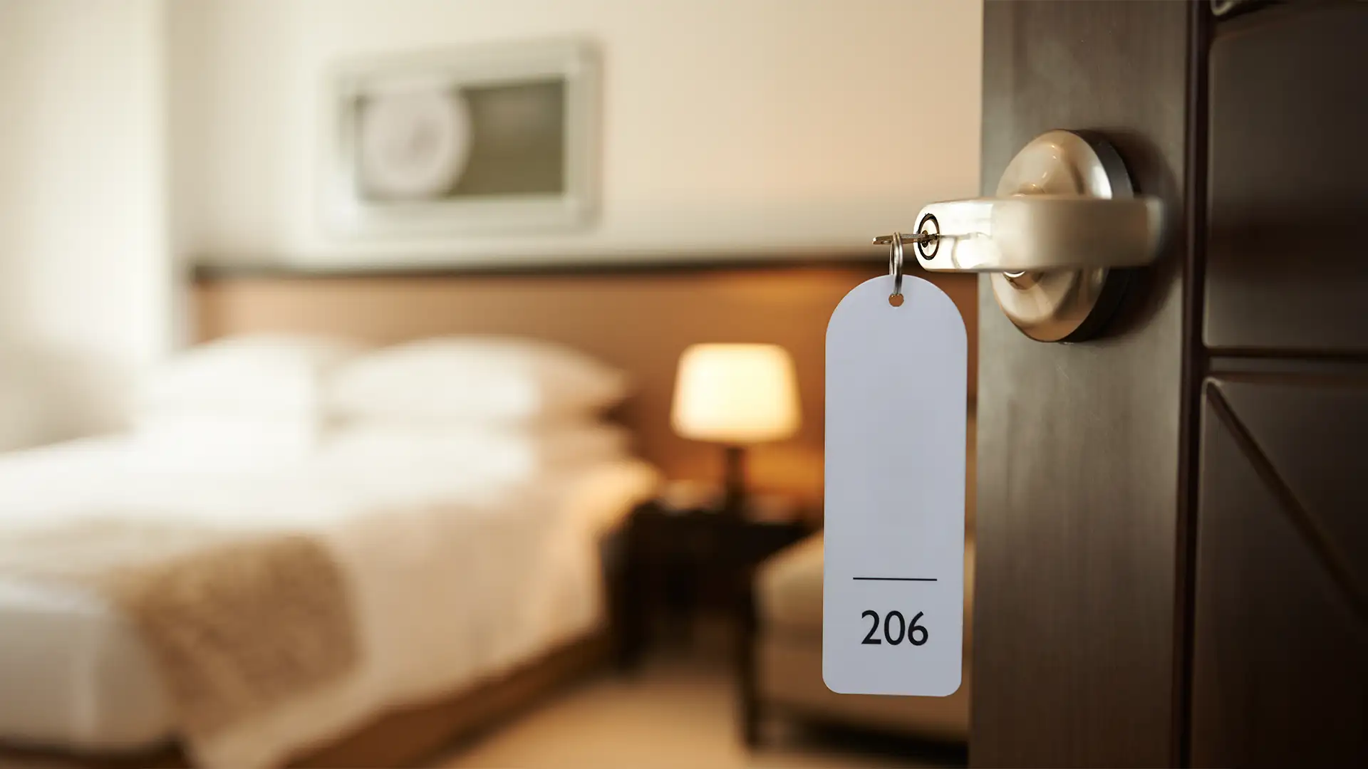 widok pokoju hotelowego - Pluskwy w hotelu