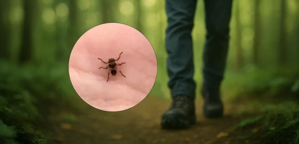 kleszczem ze skrzydłami strzyżaki