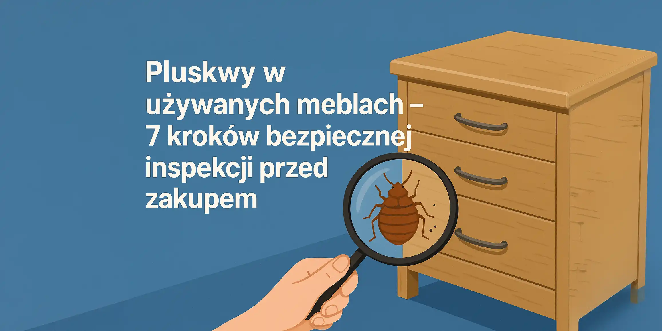 Pluskwy w używanych meblach – 7 kroków bezpiecznej inspekcji przed zakupem