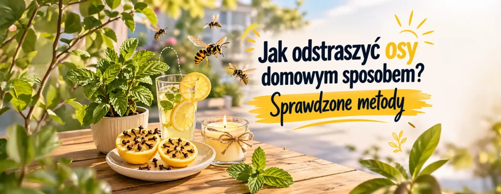 Jak odstraszyć osy domowym sposobem – sprawdzone metody z cytryną, goździkami, miętą i kawą na tarasie ogrodowym